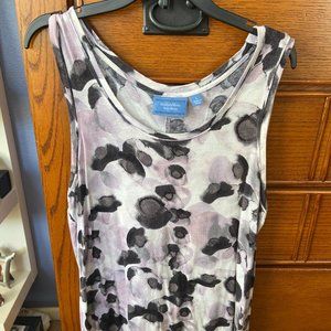 Vera Wang Watercolor Casual Tank Top